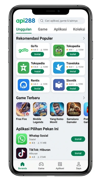 Akses Mudah Aplikasi Populer | api288 Hub Unduhan