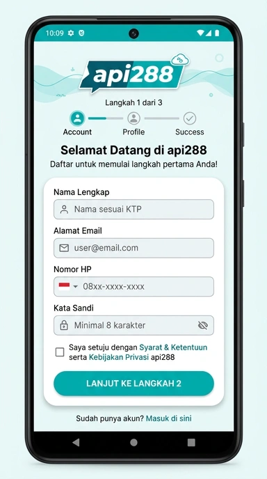 Panduan Registrasi Akun api288 untuk Pengguna Android