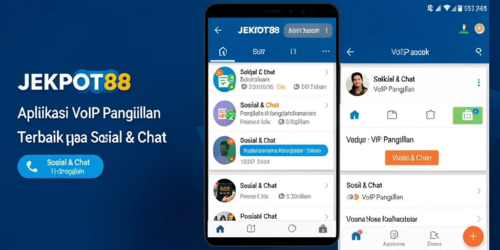 Antarmuka JEKPOT88 yang sederhana dan intuitif untuk VoIP Panggilan.