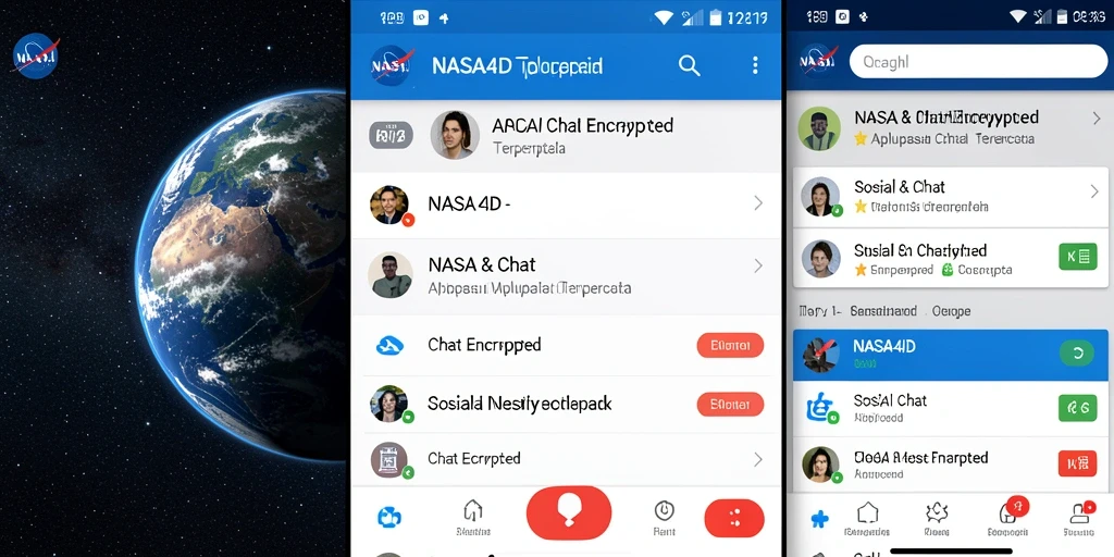 Tampilan antarmuka aplikasi NASA4D yang aman dan menarik.
